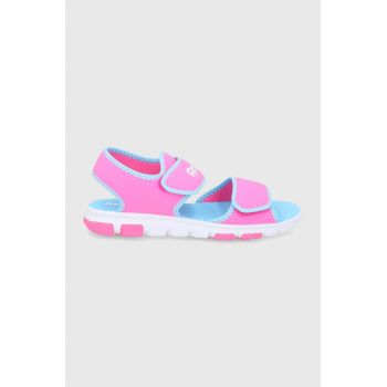 Reebok sandale copii Wave Glider Iii GW0022 culoarea roz de firma originale