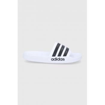 adidas Performance papuci Adilette Shower bărbați, culoarea alb GZ5921