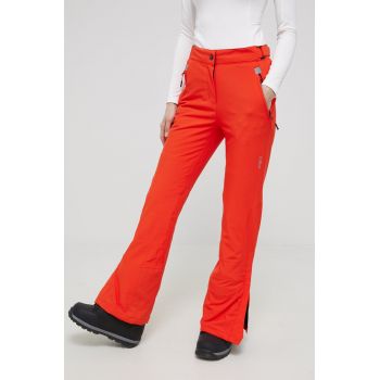 CMP pantaloni femei, culoarea portocaliu