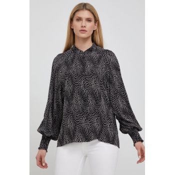 Gestuz camasa femei, culoarea negru, regular