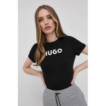 Hugo tricou femei, culoarea negru