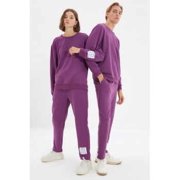 Pantaloni sport unisex din amestec de bumbac