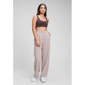 Pantaloni sport cu talie inalta - relaxed fit