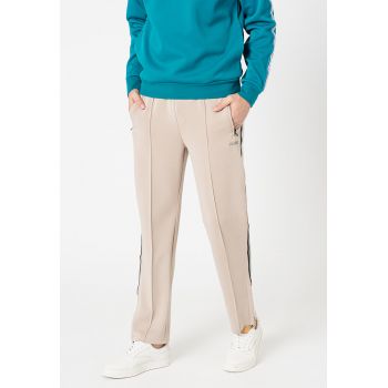 Pantaloni din amestec de modal cu buzunare cu fermoar pentru fitness