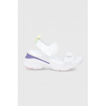 Aldo sandale Colbie femei, culoarea alb, cu platforma
