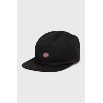 Dickies șapcă culoarea negru, uni DK0A4XC1BLK-BLACK de firma originala