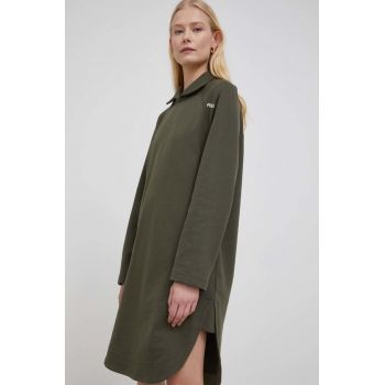 G-Star Raw rochie culoarea verde, mini, drept