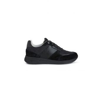 Geox pantofi culoarea negru, cu platforma