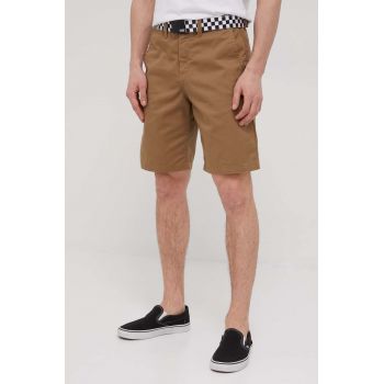 Vans pantaloni scurți bărbați, culoarea maro VN0A5FJXDZ91-DIRT