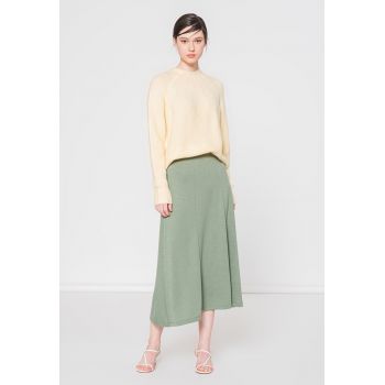 Pulover din amestec de lana cu maneci raglan Martine