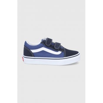 Vans tenisi copii culoarea albastru marin de firma originali