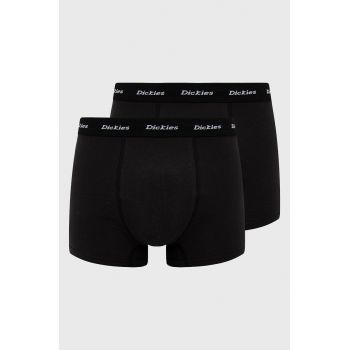 Dickies boxeri (2-pack) bărbați, culoarea negru DK0A4XOCBLK-BLACK