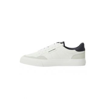 Pantofi sport cu insertii din piele ecologica