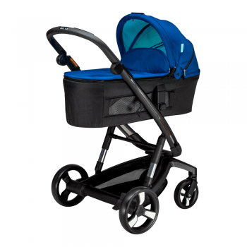 Carucior Bebumi Space 2 in 1 Blue cadru negru