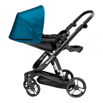 Carucior Bebumi Space 2 in 1 Green cadru negru de firma original