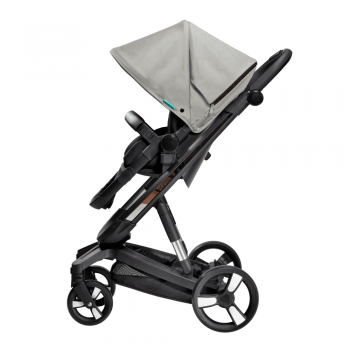 Carucior Bebumi Space Eco 2 in 1 Gray cadru negru de firma original