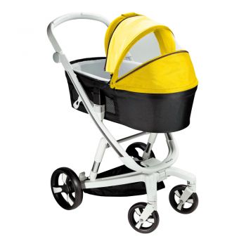 Carucior Bebumi Space Eco 2 in 1 Yellow cadru alb de firma original