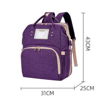 Rucsac pentru mamici F extensibil purple la reducere