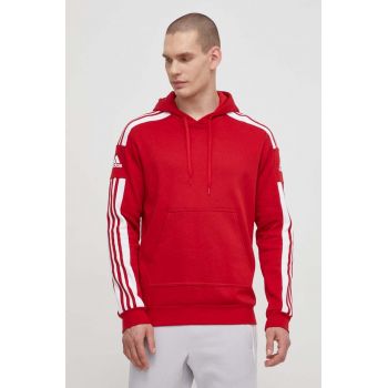 adidas Performance bluză HC6282 bărbați, culoarea roșu, cu imprimeu HC6282 ieftin