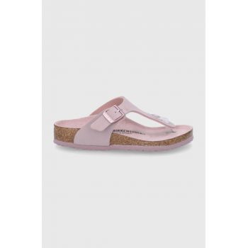 Birkenstock slapi copii culoarea violet ieftini