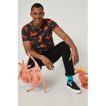 Medicine tricou din bumbac culoarea gri, modelator