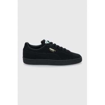 Puma sneakers de piele întoarsă Suede Classic XXI culoarea negru 37491512 374915