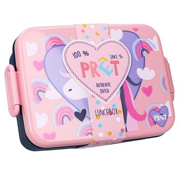 Cutie pentru alimente Prt Unicorn pink 16x13x6 cm