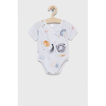 Jamiks body bebe culoarea alb de firma original