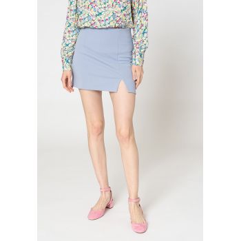 Fusta mini cu slit lateral Carolina