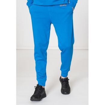 Pantaloni sport slim fit de bumbac