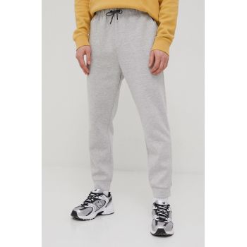 Quiksilver pantaloni barbati, culoarea gri, melanj