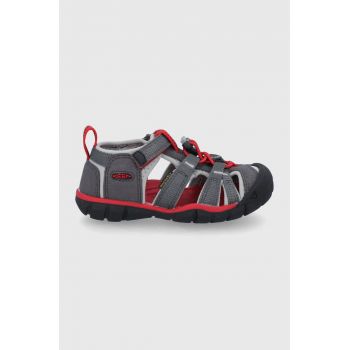 Keen sandale copii culoarea gri