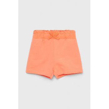 Name it pantaloni scurti copii culoarea portocaliu, neted