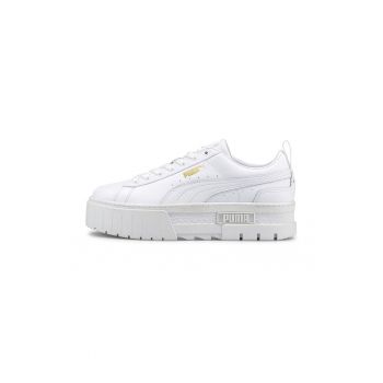 Pantofi sport flatform de piele Mayze