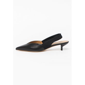 Pantofi slingback cu toc kitten Pantofi slingback cu toc kitten