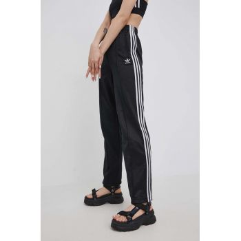 adidas Originals pantaloni Adicolor HF7528 femei, culoarea negru,