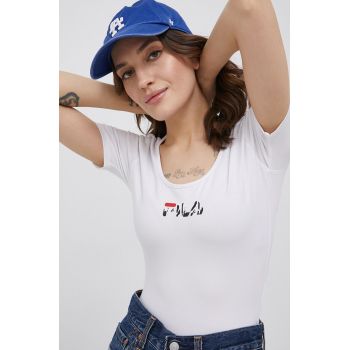 Fila tricou femei, culoarea alb de firma original