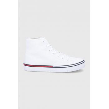 Tommy Jeans tenisi femei, culoarea alb