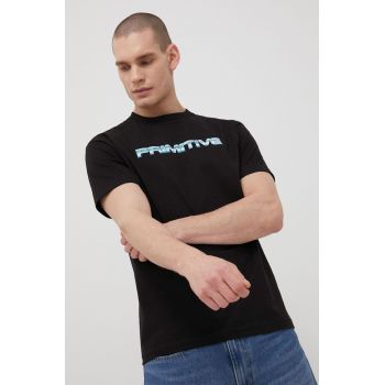 Primitive tricou din bumbac X Terminator culoarea negru, cu imprimeu