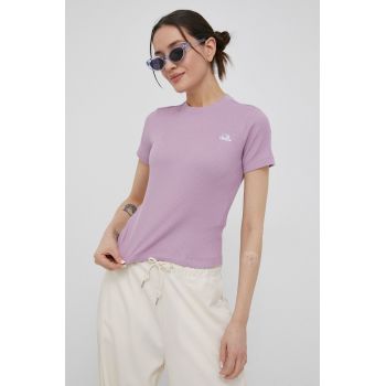 Champion tricou din bumbac 114933 culoarea violet 114933-KK001