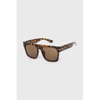 Pieces ochelari de soare femei, culoarea maro Pieces ochelari de soare femei, culoarea maro