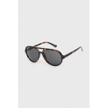 Pieces ochelari de soare femei, culoarea maro Pieces ochelari de soare femei, culoarea maro