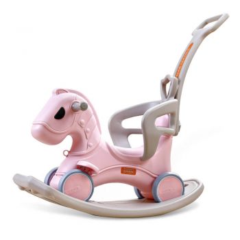 Balansoar 3 in 1 Nichiduta cu maner parental Pony Roz