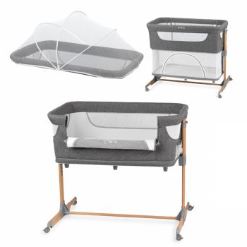 Co-sleeper Momi smart bed 4 in 1 grey