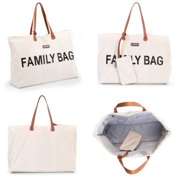 Geanta Childhome Family Bag alb ieftin