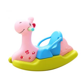 Balansoar Nichiduta cu spatar Rocking Horse Roz de firma original