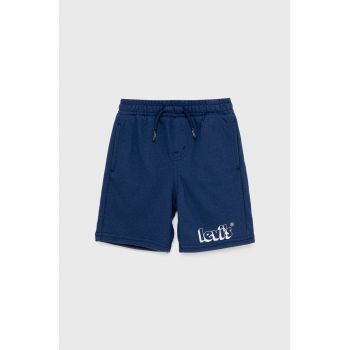 Levi's pantaloni scurti copii culoarea albastru marin, de firma originali