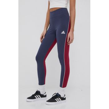 adidas Performance colanti H67039 femei, culoarea albastru marin, modelator ieftini