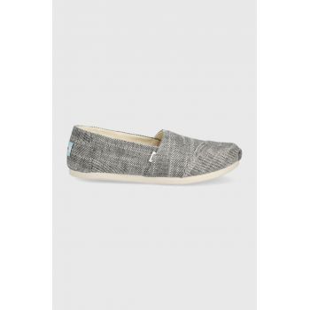 Toms espadrile Alpargata culoarea negru