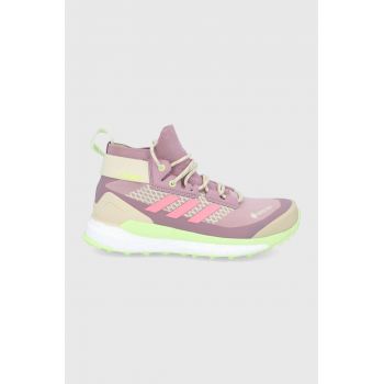 adidas TERREX pantofi Free Hiker femei, culoarea roz